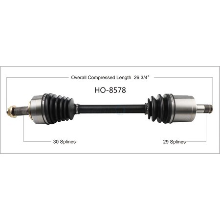 Surtrack Axle Cv Axle Shaft, Ho-8578 HO-8578